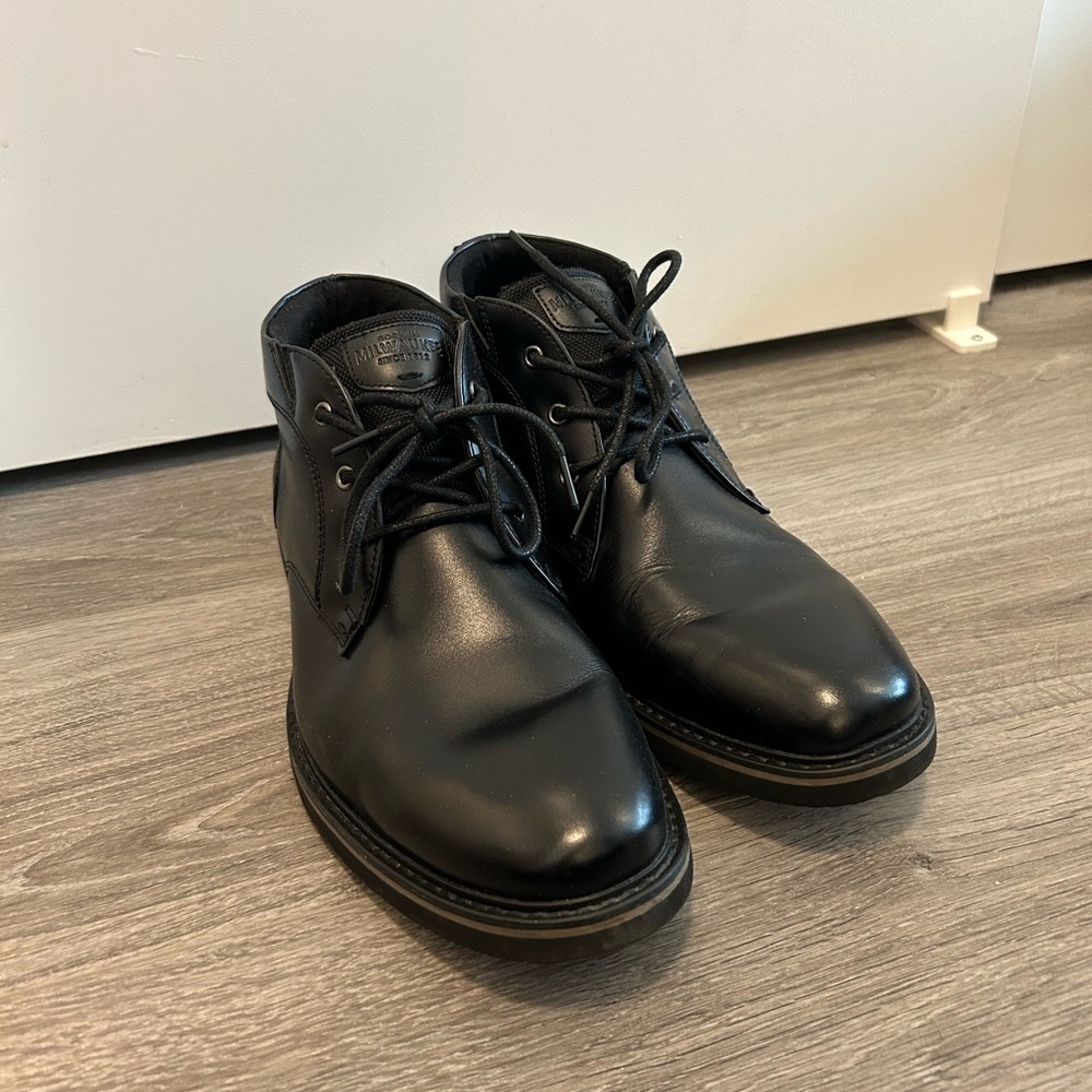 WATERPROOF LEATHER « Denali » by Nunn Bush | Men’s black oxford shoe